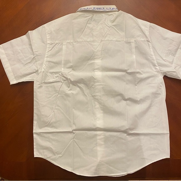 Cottage Core Embroidered Women’s Button Down Shirt XL White - Picture 3 of 8